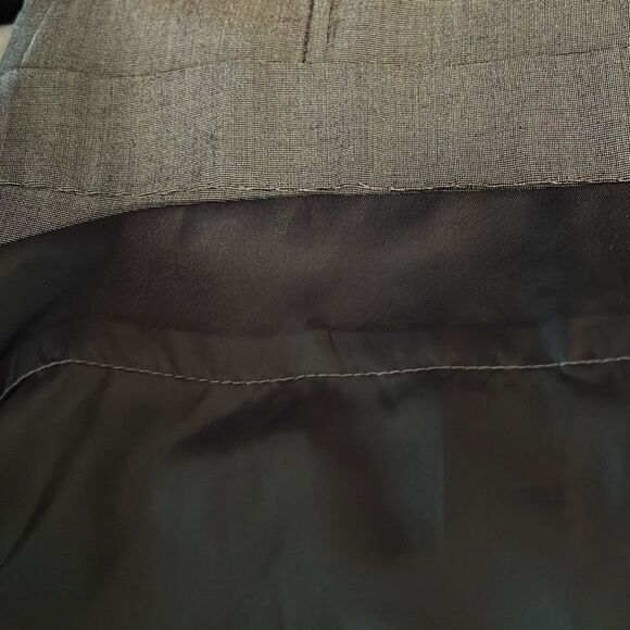 Mango Blue/Grey High Rise Mermaid Style Pleated‎ Back Maxi Skirt Size 4 - Picture 15 of 16